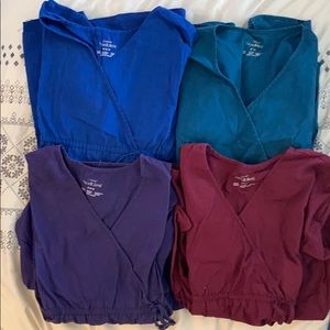 4 sets of Cherokee flexibles maternity scrubs